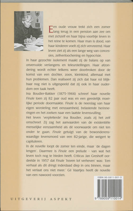Achterkant van Finale