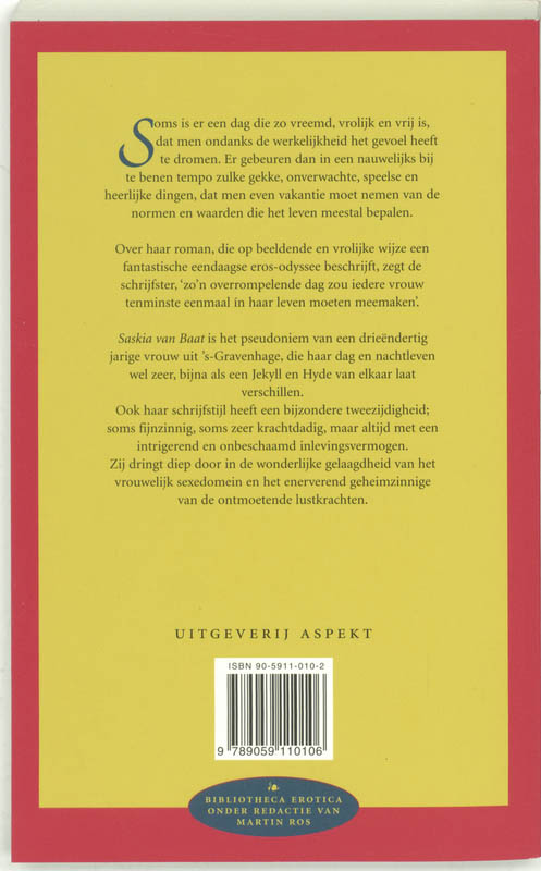 Achterkant van Zomerzoet