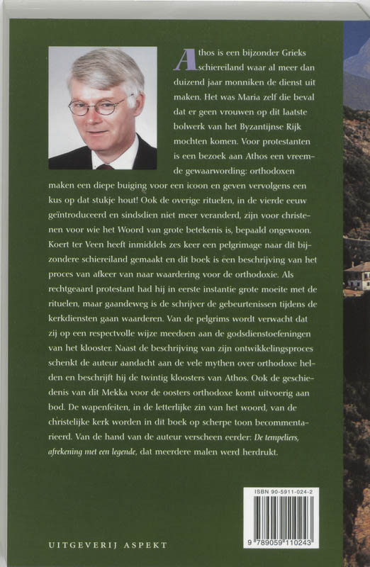Achterkant van Athos monnikeneiland