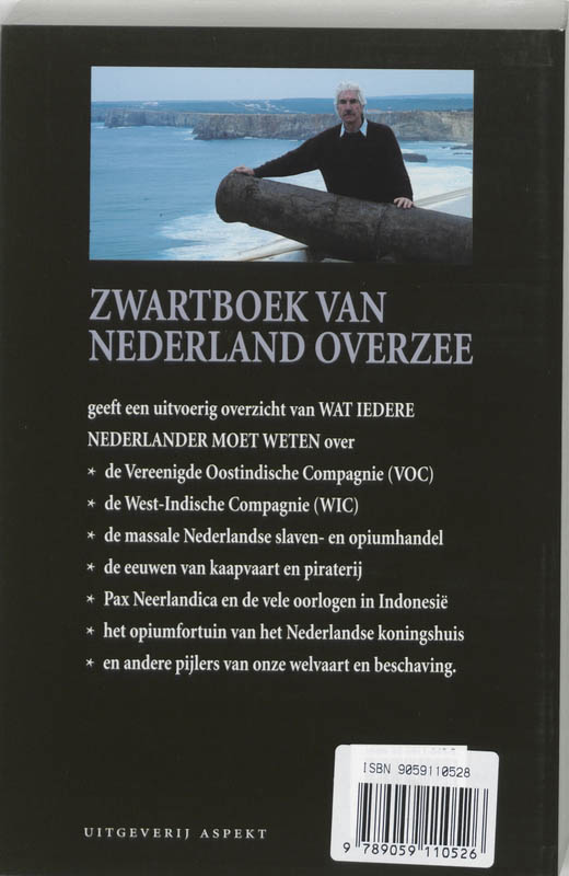 Achterkant van Zwartboek van Nederland Overzee
