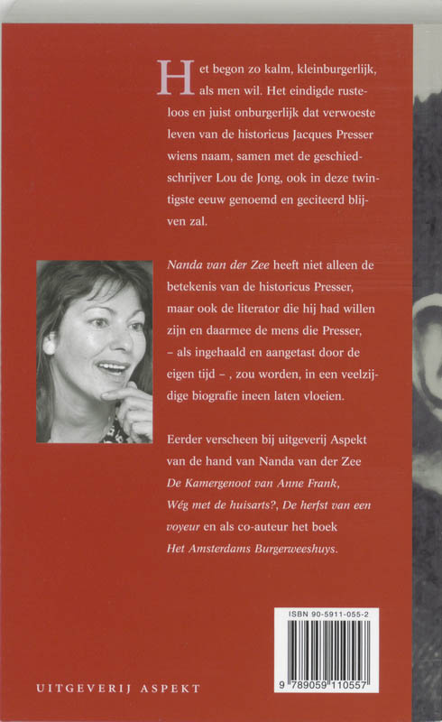Achterkant van Jacques Presser