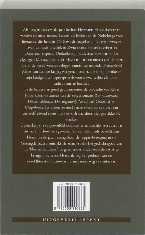 Achterkant van De bekoring van het begin