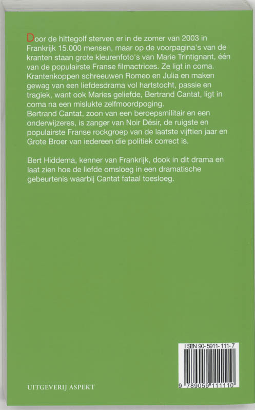 Achterkant van Je t'aime