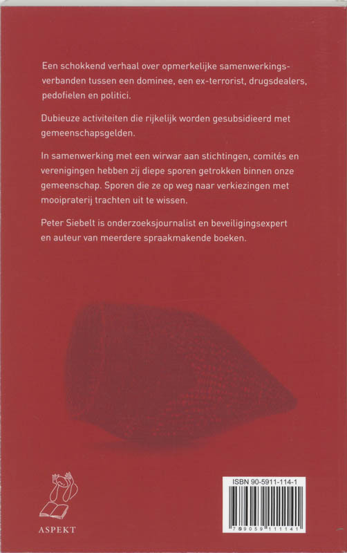 Achterkant van Vissers in troebel water