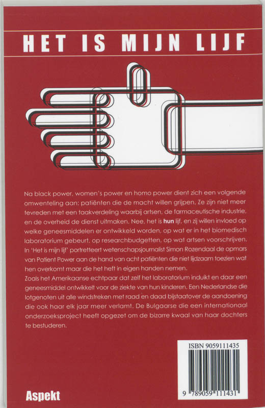 Achterkant van Het is mijn lijf