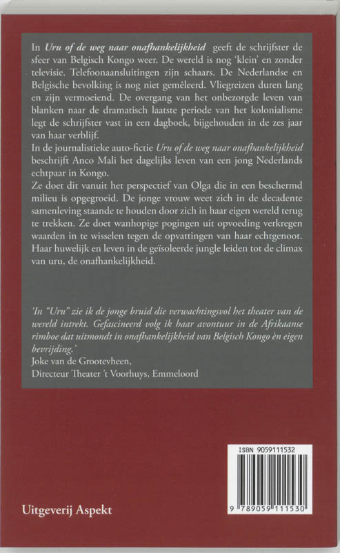 Achterkant van URU