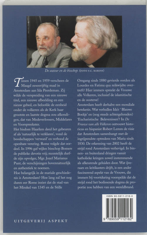 Achterkant van De Vrouwe van alle volkeren