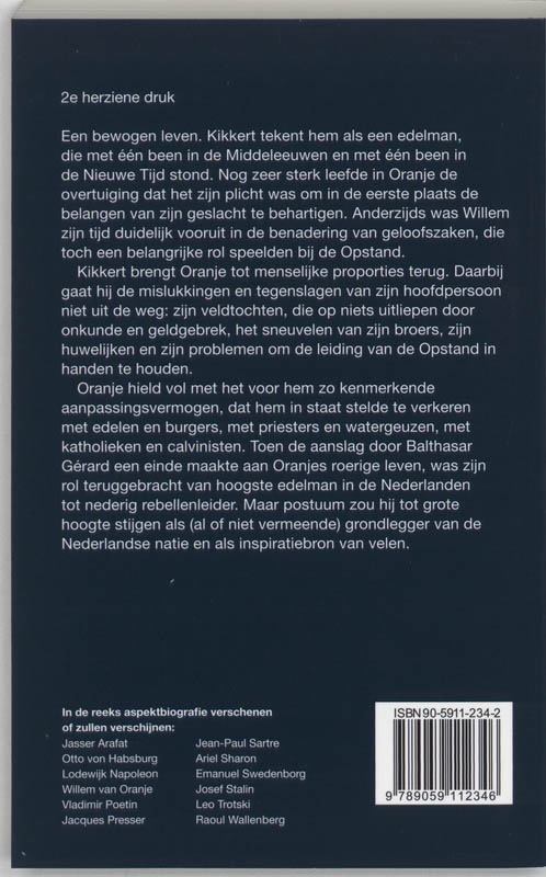 Achterkant van Willem van Oranje