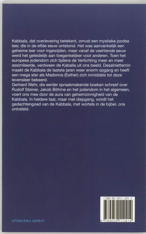Achterkant van Kabbala