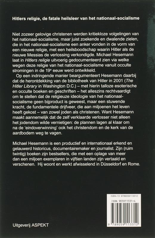Achterkant van Hitlers Religie