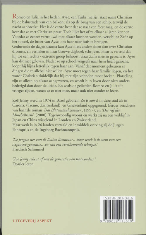 Achterkant van Leven in een ogenblik