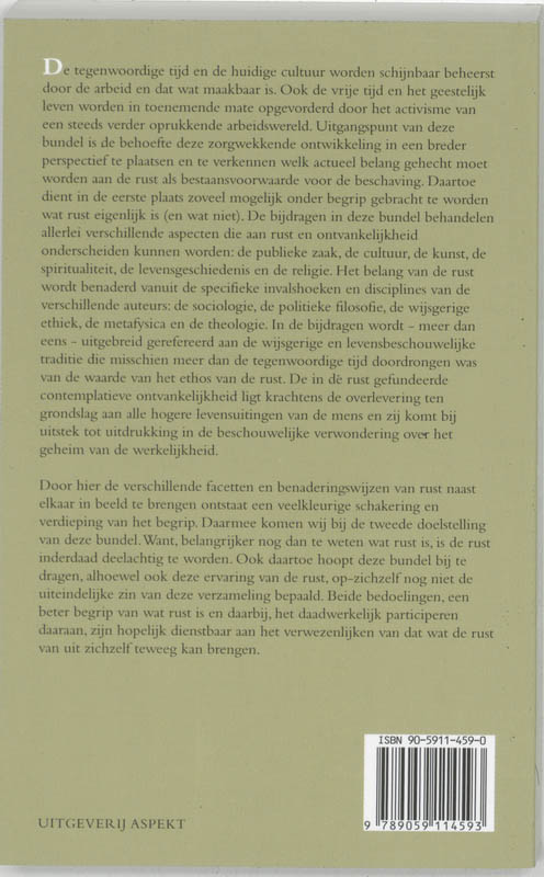 Achterkant van Bij tijd en wijle