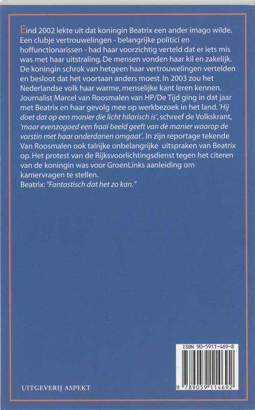Achterkant van Op campagne met Oranje