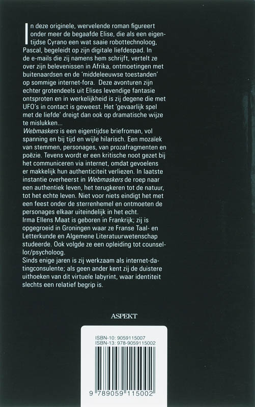 Achterkant van Webmaskers