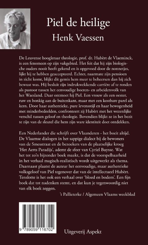 Achterkant van Piel de Heilige