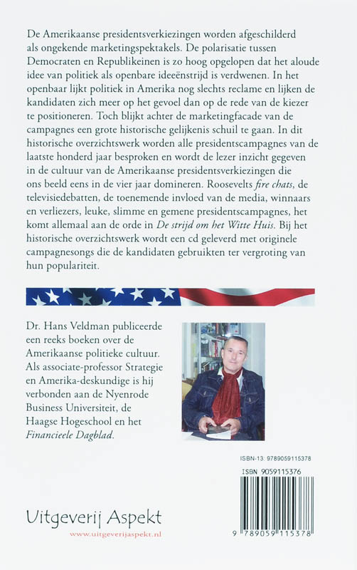 Achterkant van De strijd om het witte huis
