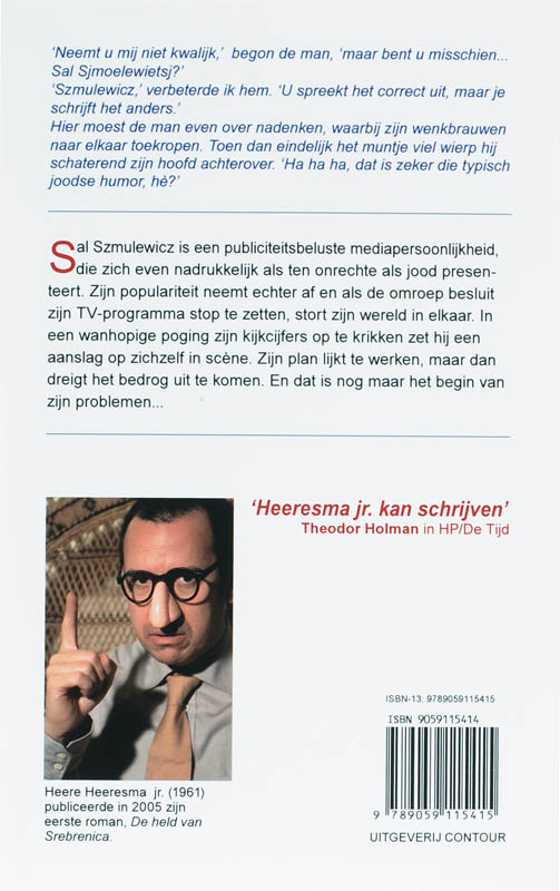 Achterkant van Een echte jood als ik