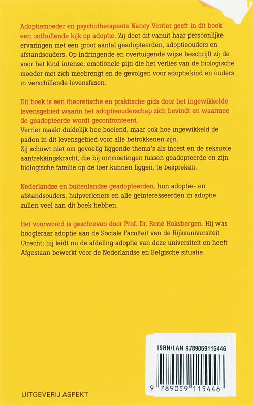 Achterkant van Afgestaan