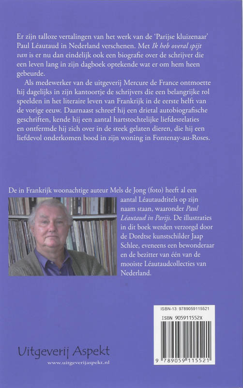 Achterkant van Ik heb overal spijt van