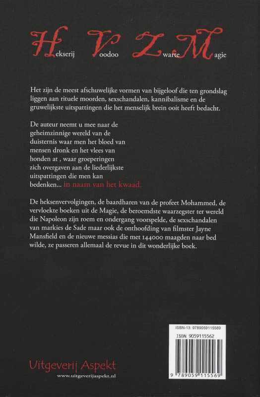 Achterkant van Evangelie van het kwaad