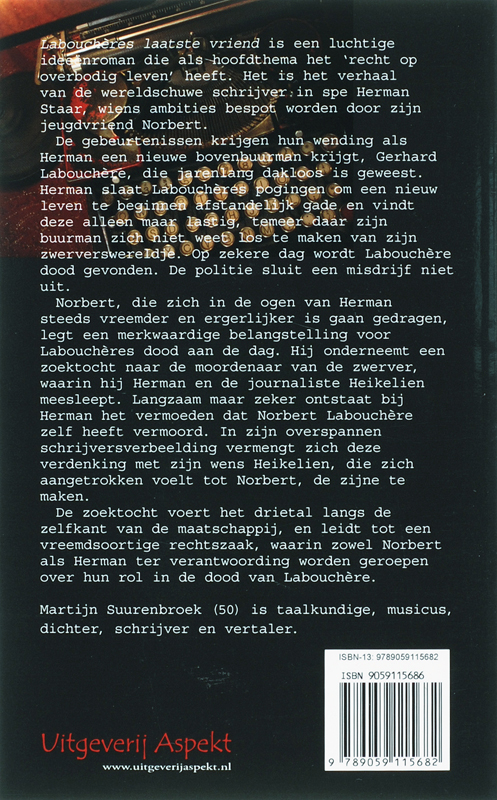 Achterkant van Labouchere's laatste vriend