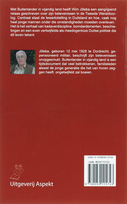 Achterkant van Buitenlander in vijandig land
