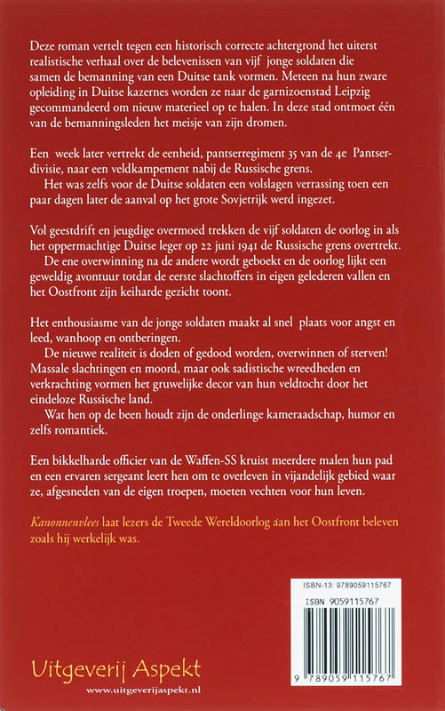 Achterkant van Kanonnenvlees