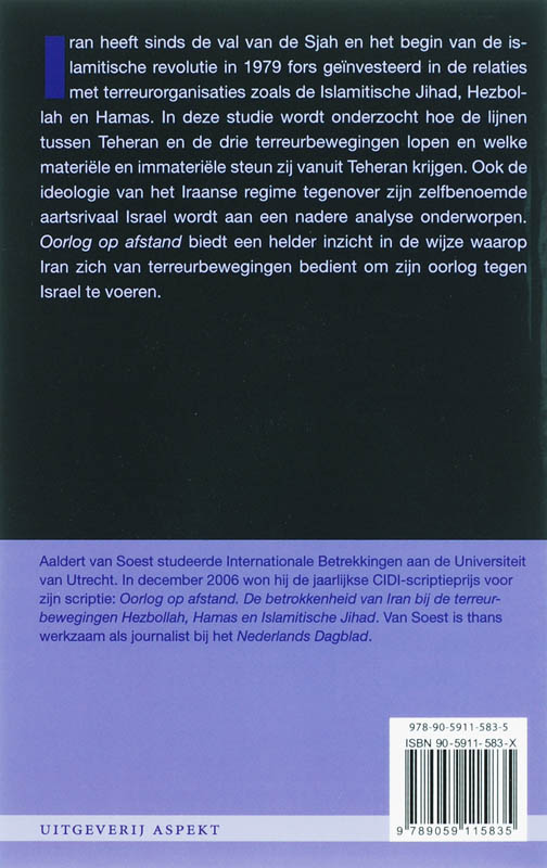 Achterkant van Oorlog op afstand