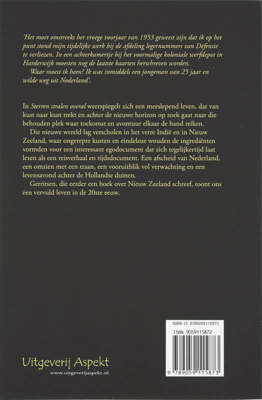 Achterkant van Sterren stralen overal
