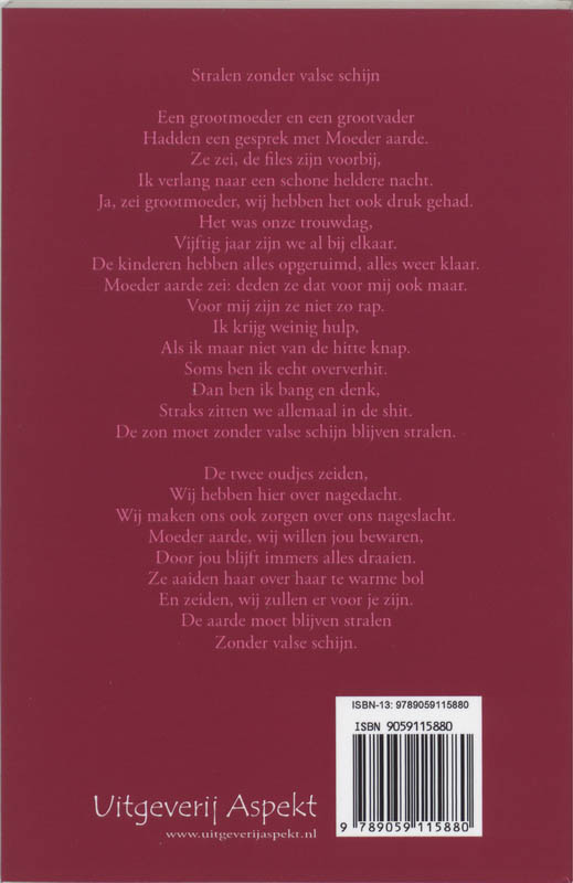 Achterkant van Stralen zonder valse schijn