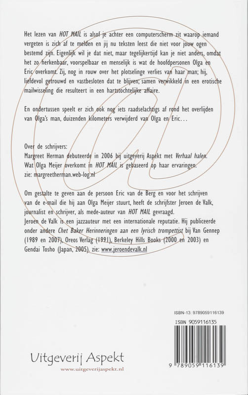 Achterkant van Hot Mail