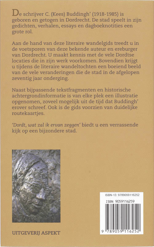 Achterkant van 'Dordt, wat zal ik ervan zeggen'