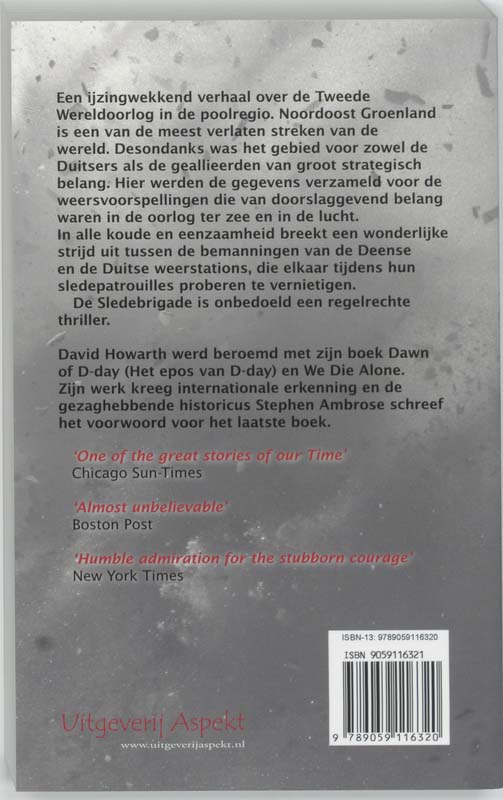Achterkant van De Sledebrigade