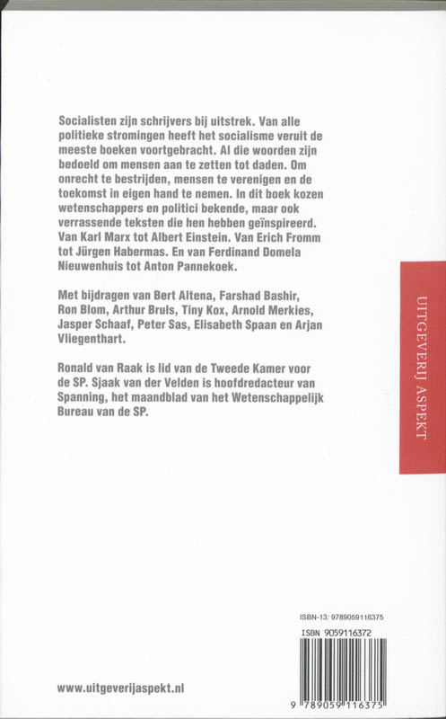 Achterkant van Woorden in de strijd