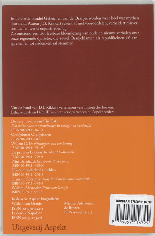 Achterkant van IV
