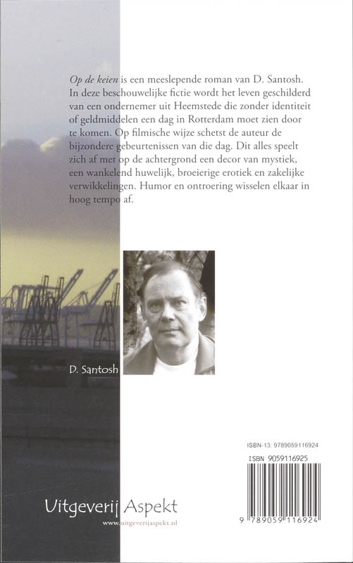 Achterkant van Op de keien