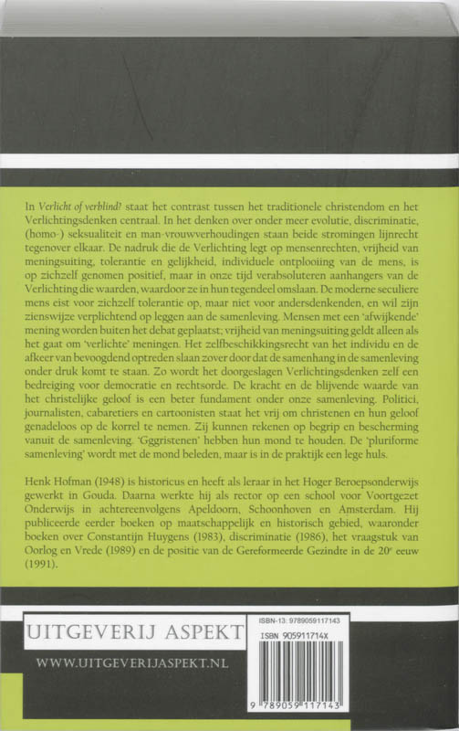 Achterkant van Verlicht of verblind?