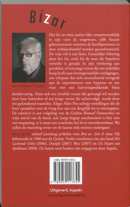 Achterkant van Bizar