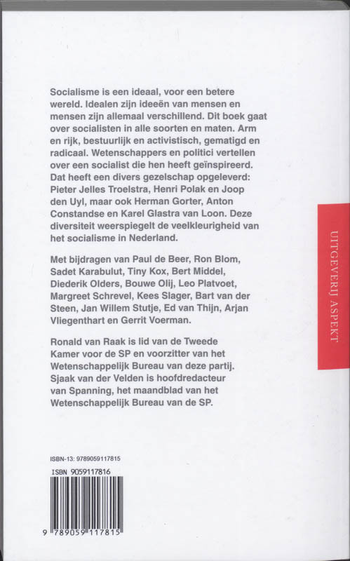 Achterkant van Socialisten