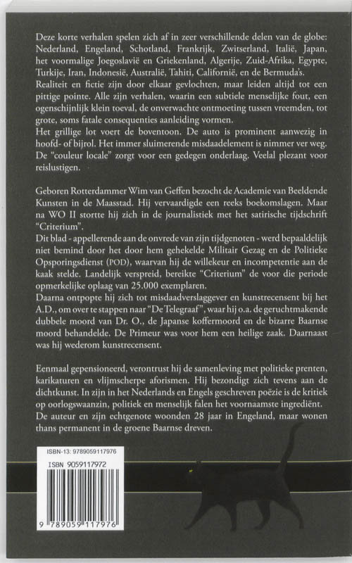 Achterkant van De Katten van Cahors