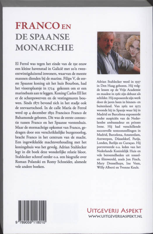 Achterkant van Franco en de Spaanse monarchie