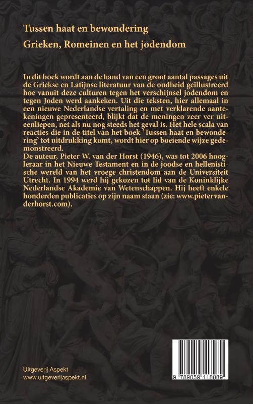 Achterkant van Tussen haat en bewondering