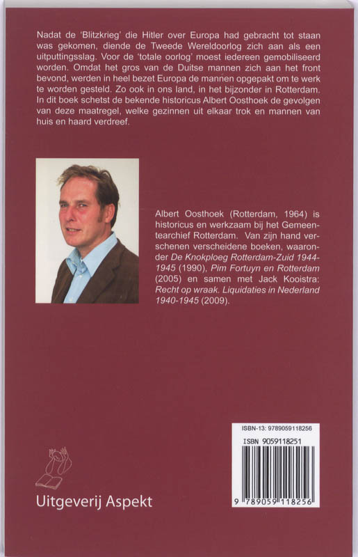 Achterkant van De Rotterdamse arbeidsinzet 1940-1945