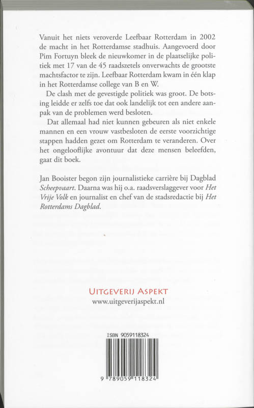 Achterkant van Clash aan de Coolsingel