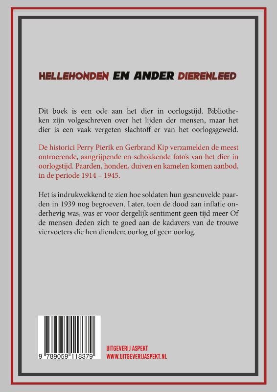 Achterkant van Hellehonden en ander dierenleed 1914-1945