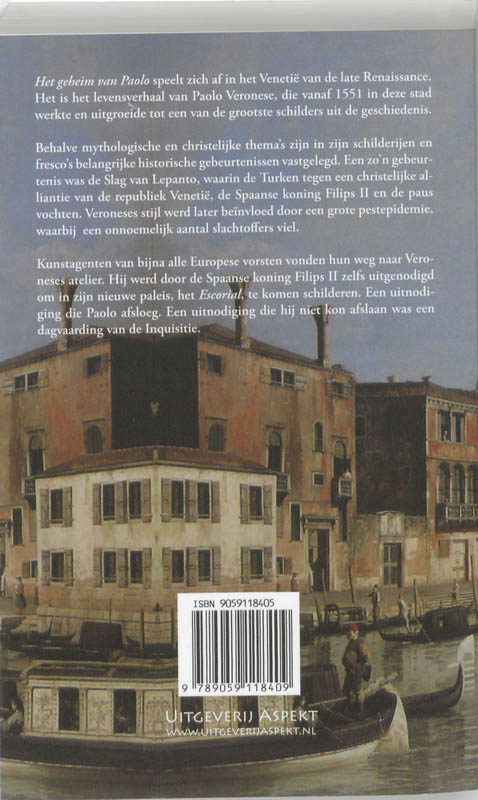 Achterkant van Het geheim van Paolo
