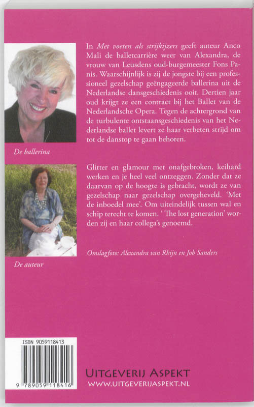 Achterkant van Met voeten als strijkijzers