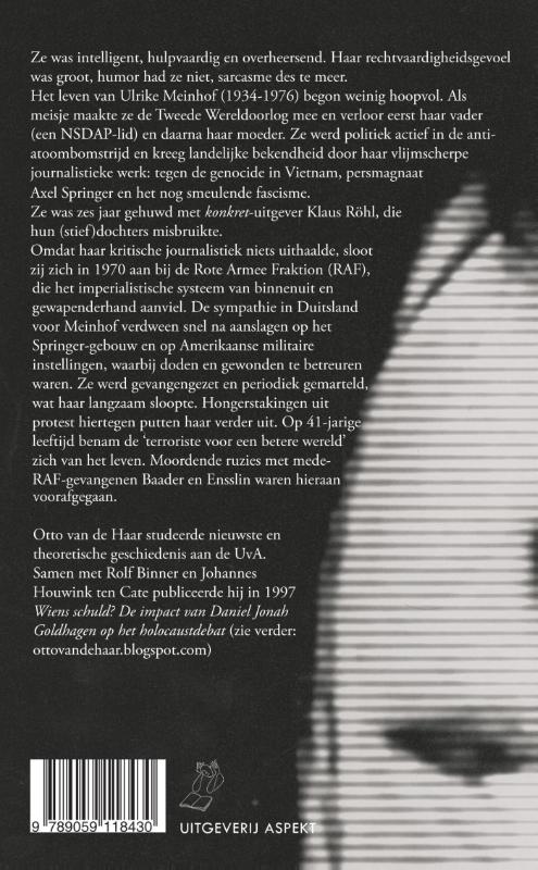 Achterkant van Ulrike Meinhof
