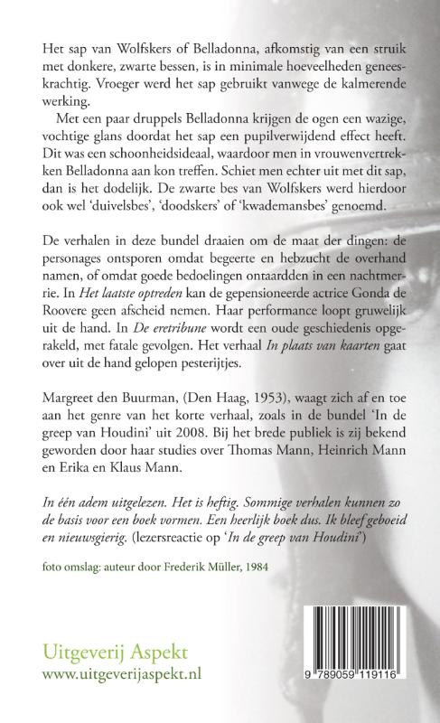 Achterkant van Wolfskers