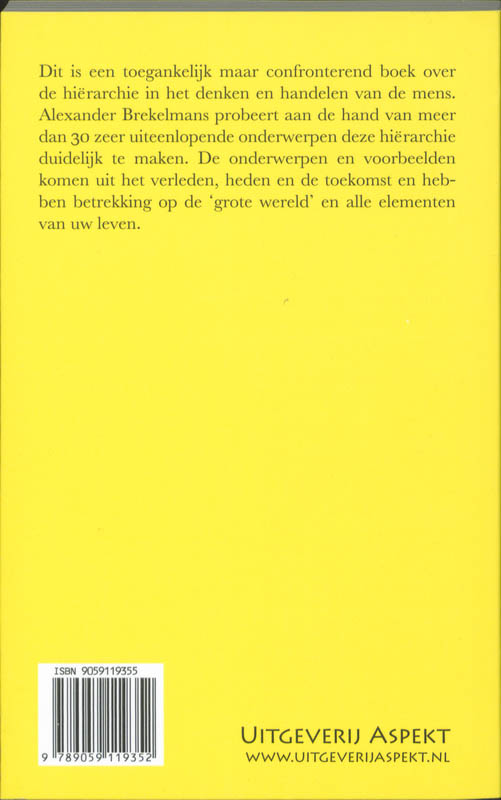 Achterkant van Hierarchie